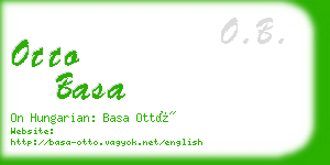 otto basa business card